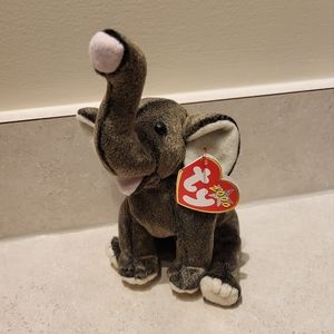 Trumpet the Elephant 2000 Ty Beanie Baby Plush
